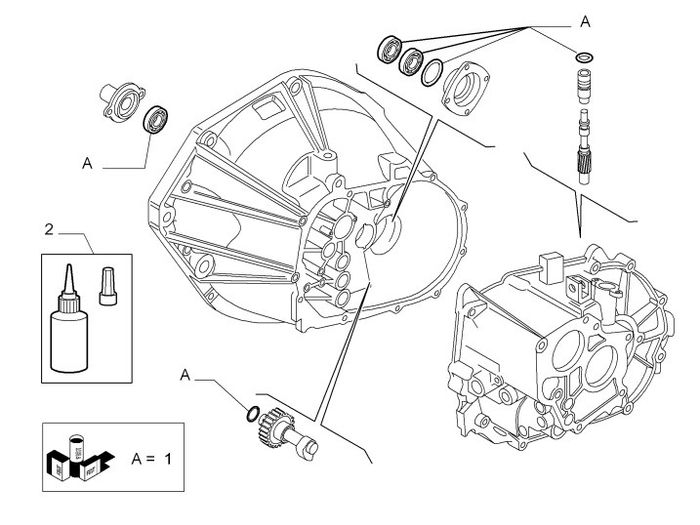 Oil Seal Kit (Fiat Gearbox)