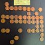 United States one-cent coins from 1942 to 2004. Image 7