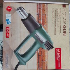 Parkside 2000w Hot Air Gun, new, never used, with 4 different nozzles