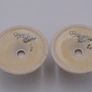 Pair Vintage Candle Holders, E. Radford, Hand Painted Anemone Flowers Image 3