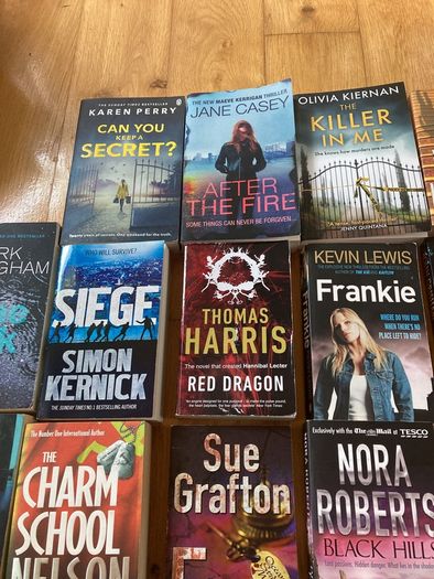 Large collection of fiction books
