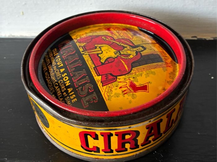 Vintage French Wax Polish Tin