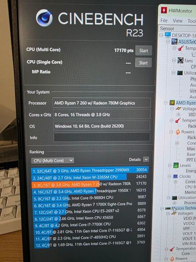 Asus Tuf Gaming A16 Fa608um | Ryzen 7 260 | Rtx 5060 8gb | 32gb Ddr5 5600mhz | 1tb Crucial T500 Ssd | 16" Wuxga Gaming Laptop
