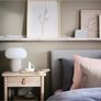 DEJSA Table lamp, beige/opal white glass, 28 cm Image 3