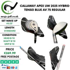 Callaway Apex UW 2025 Hybrid / #5 23 Degree / Tensei Blue AV 75 Regular