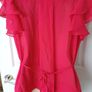 A Wear Pretty  Red S/S Blouse in Size 14 Image 4