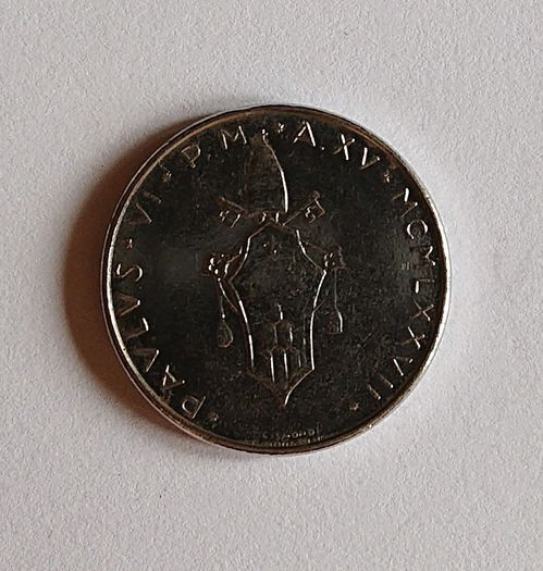 1977 Vatican City/Citta Del Vaticano 50L/Lire Coin - Paul VI