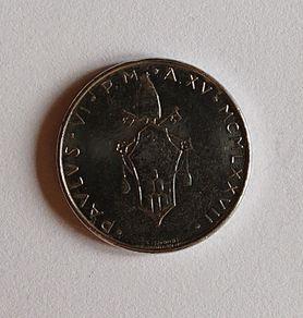 1977 Vatican City/Citta Del Vaticano 50L/Lire Coin - Paul VI