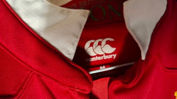 British & Irish Lions Canterbury Rugby Union Jersey (Adult Medium) FREE POST