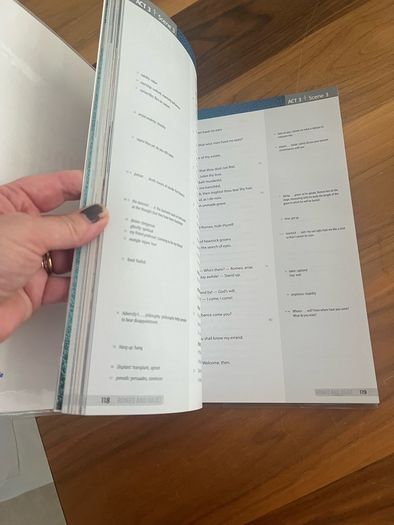 School book Romeo and Juliet