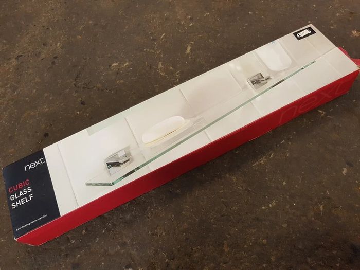 NEXT Cubic glass shelf