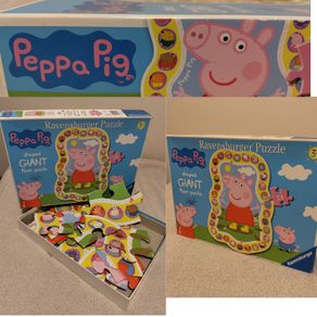 Peppa Pig Shaped Giant Floor Puzzle