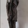 Benedict Joseph Labre Sculpture - Patinated Bronze (Signed) Image 6