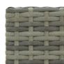 Bar Stools 2 pcs Grey Poly Rattan Image 6