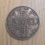 1889 Victoria Double Florin Jubilee Head silver Image 2