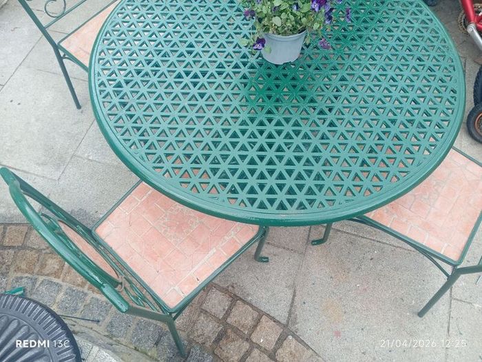 Vintage garden furniture