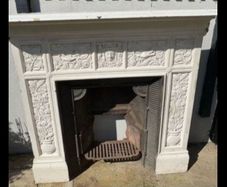 Cast Iron Fireplace.