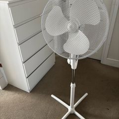White Pedestal Fan like brand new