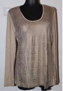 Gerry Weber  snake skin gold print top size UK16 EU44 Perfect condition Postage included