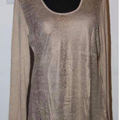 Gerry Weber  snake skin gold print top size UK16 EU44 Perfect condition Postage included