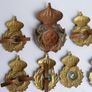 Vintage Collection of Irish regiments cap and collar badges Image 6