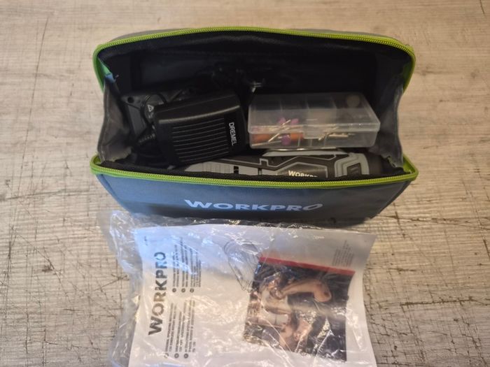 WORKPRO 12V Cordless Rotary Tool Kit 5 Variable Speed