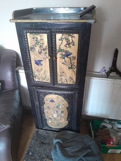 old wooden cabinet