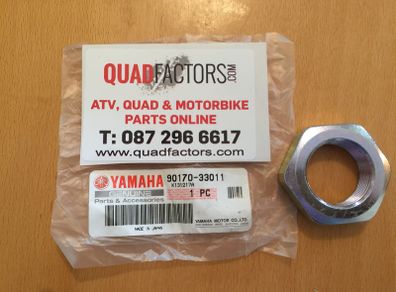 Yamaha Oem Axle Lock Nuts (2) For Breeze, Grizzly 125, Blaster 200, Banshee 350