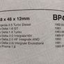 Lancia Delta Rear Brake Pads. Image 2