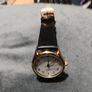 Title: Men's Citron S56SS Quartz Watch - Classic Gold Tone & Black Leather Image 5