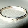 Vintage Hallmarked 9k White Gold Geometric Ring Image 8