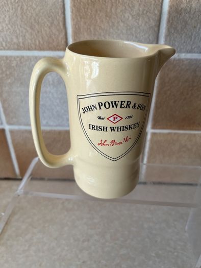 John Power & Son 1960's water jug & Arklow 1960's Gold & Tara Brooch