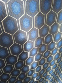 Roman Blind Blue and Grey