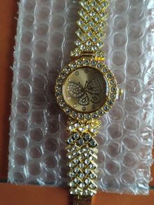 Brand new butterfly face watch