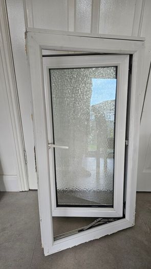 frosted window double glazed
