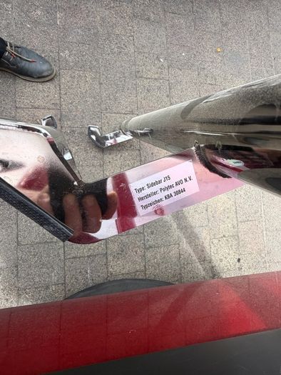 Toyota Land Cruiser J15 Chrome Side Bars