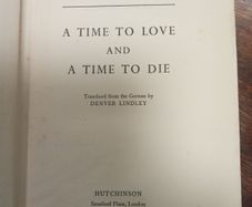 A Time to Love and a Time to Die