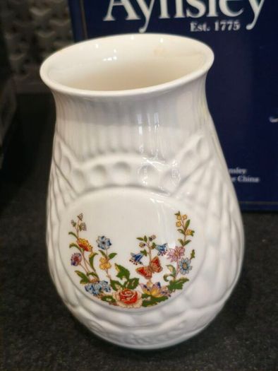 Pair of Aynsley "Cottage Garden" spill vases