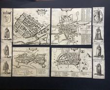George Braun and Frans Hogenberg Map ireland 1618