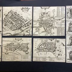 George Braun and Frans Hogenberg Map ireland 1618