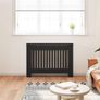 Radiator Cover Black 112x19x81.5 cm MDF Image 3