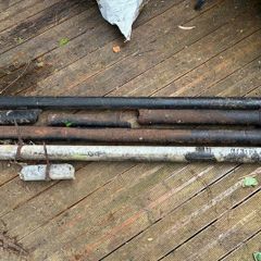 Cast iron pipes for scrap metal