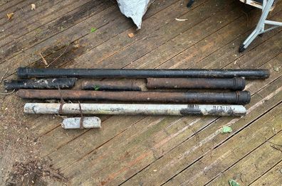Cast iron pipes for scrap metal