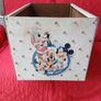 Vintage American Toy Mickey Mouse Wooden Toy Chest / Storage Box Image 5