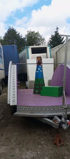 Fairground kids ride & games trailer