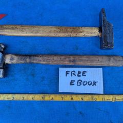 Pair of 1lb Metalwork Hammers