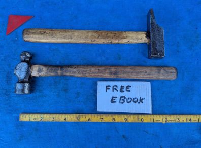 Pair of 1lb Metalwork Hammers