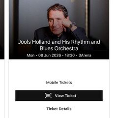 Jools Holland Monday 8 June 3 Arena