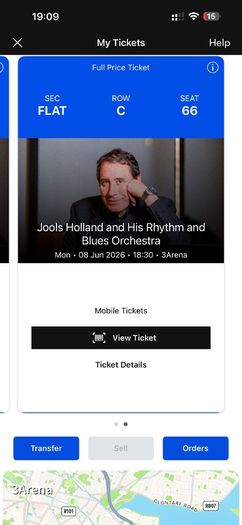 Jools Holland Monday 8 June 3 Arena