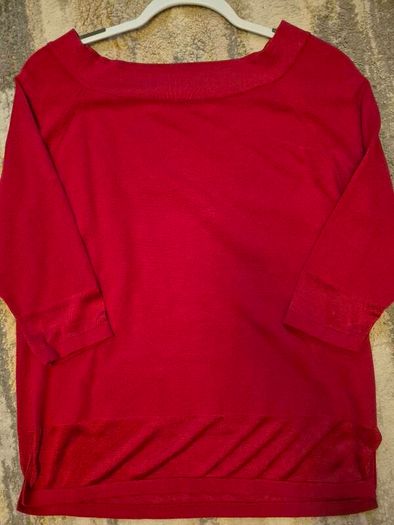 Dunnes Stores red sweater, size M